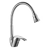 Картинка анонса товара «смеситель для кухни decoroom dr68022 с гибким изливом»