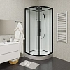 Душевая кабина Parly AMI 900x900 профиль черный, стекло прозрачное Душевая кабина Parly AMI 900x900 профиль черный, стекло прозрачное