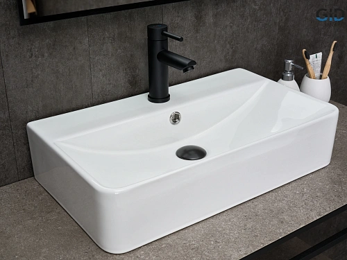 Раковина Gid N1344 51226 накладная белая 61x35.5x14 Раковина Gid N1344 51226 накладная белая 61x35.5x14