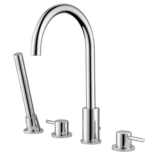 Смеситель на борт ванны ABBER Wasser Kreis AF8113 хром Смеситель на борт ванны ABBER Wasser Kreis AF8113 хром