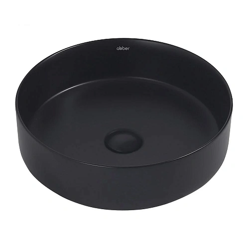 Раковина ABBER Bequem AC2109MB накладная, черная матовая Раковина ABBER Bequem AC2109MB накладная, черная матовая