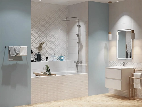 Плитка керамическая Cersanit Alrami серый 20x44 AMG091 Плитка керамическая Cersanit Alrami серый 20x44 AMG091