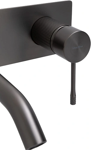 Смеситель для раковины Allen Brau Priority 4.0 5.31D03-MG (с внутренней частью) графит брашированный Смеситель для раковины Allen Brau Priority 4.0 5.31D03-MG (с внутренней частью) графит брашированный