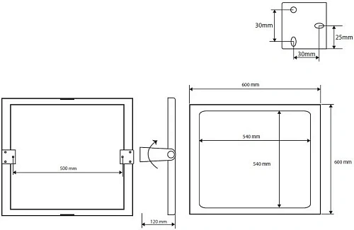 Зеркало Bemeta HELP program 301401042 Зеркало Bemeta HELP program 301401042