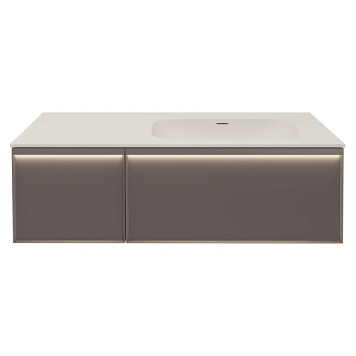Тумба под раковину Vincea Elise 1200 VMC-4EL120MG-R подвесная, правая, серый матовый Тумба под раковину Vincea Elise 1200 VMC-4EL120MG-R подвесная, правая, серый матовый