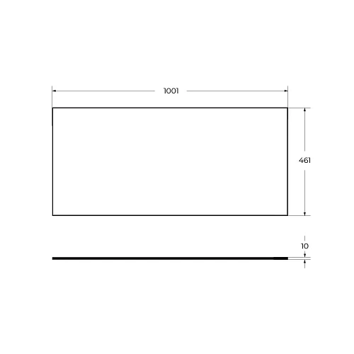 Столешница CEZARES CADRO-100-HPL-NRM Столешница CEZARES CADRO-100-HPL-NRM