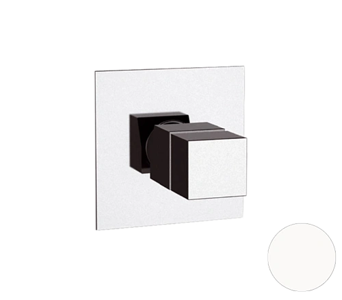 Смеситель для душа Remer Q-Elegance QT30BO термостатический, белый матовый Смеситель для душа Remer Q-Elegance QT30BO термостатический, белый матовый