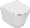 Унитаз подвесной Aquanet Atago 3.0 Tornado 00348006 с сиденьем, белый