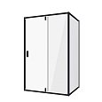 Душевой уголок Niagara Nova NG-83-11AB-A80B (110x80x195) прямоугольная, дверь распашная Душевой уголок Niagara Nova NG-83-11AB-A80B (110x80x195) прямоугольная, дверь распашная
