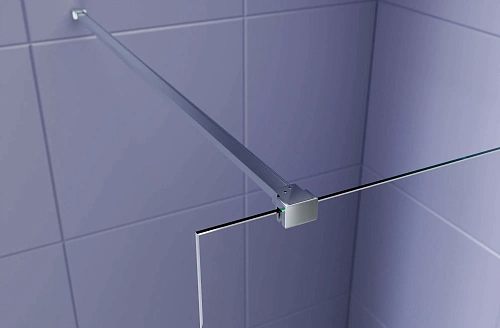Душевая перегородка Aquatek AQ.WI.090.1CH стекло прозрачное, Walk In 90 см, с держателем 1200мм, профиль хром Душевая перегородка Aquatek AQ.WI.090.1CH стекло прозрачное, Walk In 90 см, с держателем 1200мм, профиль хром