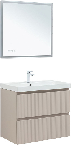 Тумба под раковину Aquanet Джейн Flat 80 00343977 бежевый Тумба под раковину Aquanet Джейн Flat 80 00343977 бежевый