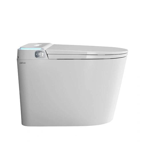 Унитаз SMART ABBER Bequem AC1117S приставной с функцией биде белый с крышкой микролифт Унитаз SMART ABBER Bequem AC1117S приставной с функцией биде белый с крышкой микролифт