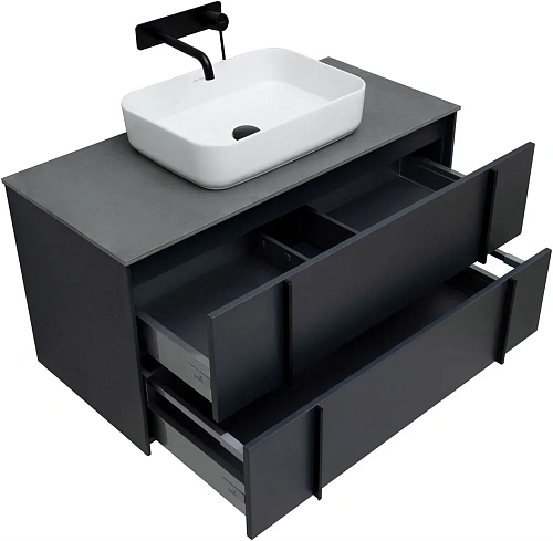 Тумба под раковину Allen Brau Reality 100 1.32007.AM антрацит матовый Тумба под раковину Allen Brau Reality 100 1.32007.AM антрацит матовый