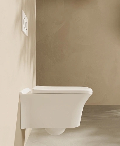 Унитаз подвесной ARROW AHB2156 без сиденья, безободковый, белый Унитаз подвесной ARROW AHB2156 без сиденья, безободковый, белый