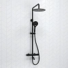 Душевая система WasserKRAFT A288.258.078.BM Thermo с термостатом черный