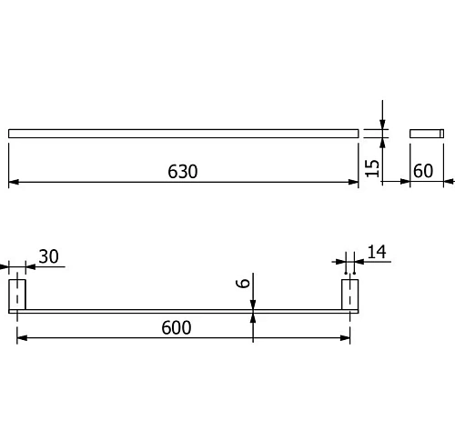 Полотенцедержатель Kludi VELA C 31979N5 брашированный никель Полотенцедержатель Kludi VELA C 31979N5 брашированный никель