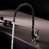 Смеситель для кухни AM.PM X-Joy S F85B07602 с гибким изливом, черный/хром Смеситель для кухни AM.PM X-Joy S F85B07602 с гибким изливом, черный/хром