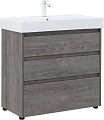 Тумба под раковину Aquanet Nova Lite 85 дуб рошелье (3 ящика) 00302476 Тумба под раковину Aquanet Nova Lite 85 дуб рошелье (3 ящика) 00302476
