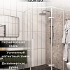 Душевой уголок Ceruttispa C2AW без поддона 100x100x195 Душевой уголок Ceruttispa C2AW без поддона 100x100x195