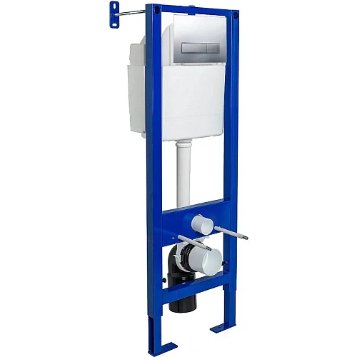 Инсталляция для унитаза BERGES АТОМ Line 410 кнопка хром 040338 Инсталляция для унитаза BERGES АТОМ Line 410 кнопка хром 040338