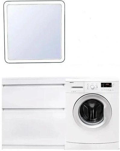 Тумба под раковину Style Line Даллас 140, люкс PLUS, белая СС-00002337 Тумба под раковину Style Line Даллас 140, люкс PLUS, белая СС-00002337