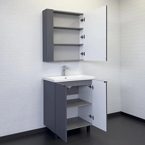 Тумба с раковиной Comforty Лима-70 00-00013686 антрацит раковина Como 70 Тумба с раковиной Comforty Лима-70 00-00013686 антрацит раковина Como 70