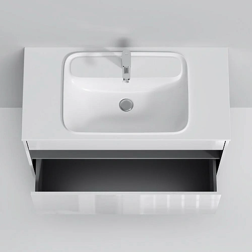 Тумба под раковину AM.PM Func M8FFUX1001WG pull-out, 100 см универсальная, белый Тумба под раковину AM.PM Func M8FFUX1001WG pull-out, 100 см универсальная, белый