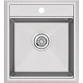 Кухонная мойка Paulmark STEPIA 45 PM114651-GRM , серый металлик, 460х510 Кухонная мойка Paulmark STEPIA 45 PM114651-GRM , серый металлик, 460х510