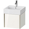 Тумба под раковину Duravit XVIU XV42330B122 подвесная 48 см белая/шампань