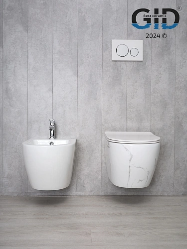 Унитаз подвесной Gid Ws2198 (СС) 62228Y под камень глянцевый 49x36x35.5 с крышкой микролифт Унитаз подвесной Gid Ws2198 (СС) 62228Y под камень глянцевый 49x36x35.5 с крышкой микролифт