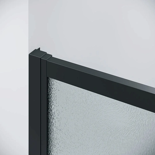 Душевая дверь GROSSMAN Cosmo 100.K33.02.130.21.02 (130x195) черный матовый, стекло шиншилла Душевая дверь GROSSMAN Cosmo 100.K33.02.130.21.02 (130x195) черный матовый, стекло шиншилла