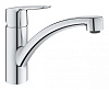 Картинка анонса товара «смеситель для кухни grohe quickfix start с низким изливом, хром (30530002)»