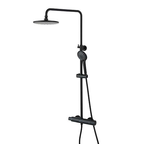 Душевая система Lemark Bronx LM3770BL термостатический, черный Душевая система Lemark Bronx LM3770BL термостатический, черный