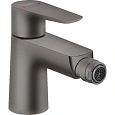 Смеситель для биде Hansgrohe Talis E 71720340, шлифованный черный хром Смеситель для биде Hansgrohe Talis E 71720340, шлифованный черный хром