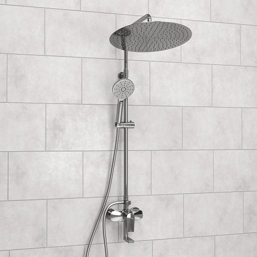 Душевая система WasserKRAFT A166.117.127.087.CH хром Душевая система WasserKRAFT A166.117.127.087.CH хром