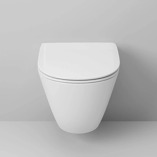 Унитаз подвесной GROSSMAN GR-4411S 560x360x350 безободковый с тонкой крышкой Унитаз подвесной GROSSMAN GR-4411S 560x360x350 безободковый с тонкой крышкой