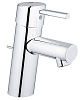 Картинка анонса товара «смеситель для раковины grohe concetto с донным клапаном, низкий излив, хром (32204001)»