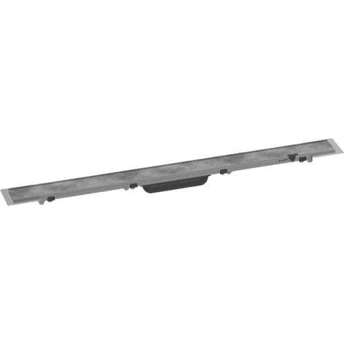 Решетка для водоотводящего желоба Hansgrohe RainDrain Rock, 80 см, укорачиваемая, для облицовки плитку 56031000. Решетка для водоотводящего желоба Hansgrohe RainDrain Rock, 80 см, укорачиваемая, для облицовки плитку 56031000.