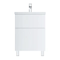 Тумба под раковину AM.PM Gem M90FSX06022WG32 напольная, 60 см push-to-open, белый Тумба под раковину AM.PM Gem M90FSX06022WG32 напольная, 60 см push-to-open, белый