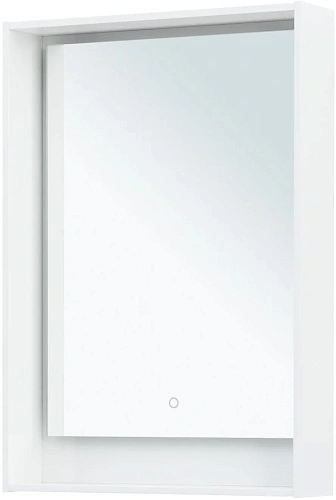 Зеркало Aquanet Милан 60 белый глянец 00306380 Зеркало Aquanet Милан 60 белый глянец 00306380