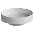 Детальная картинка товара «раковина boheme corian 400x130 calacatta 801-clct накладная»