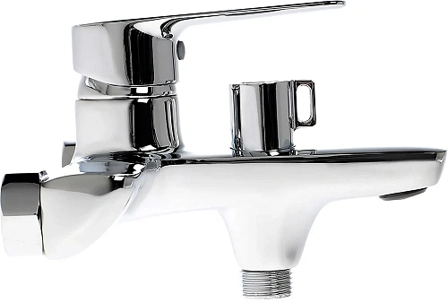 Смеситель для ванны STWORKI Хельсингборг XE-02cr однорычажный, настенный, латунь, с функцией экономи 551345 Смеситель для ванны STWORKI Хельсингборг XE-02cr однорычажный, настенный, латунь, с функцией экономи 551345