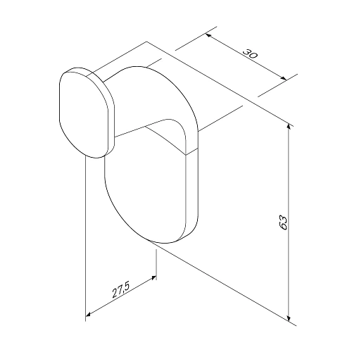 Крючок AM.PM X-Joy A84345500 Крючок AM.PM X-Joy A84345500