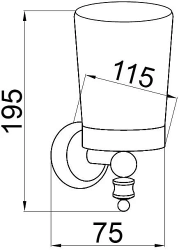 Стакан Boheme Palazzo 10104 Стакан Boheme Palazzo 10104
