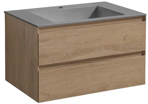 Тумба под раковину Vincea Luka 80 подвесная N.Oak VMC-2L800NO Тумба под раковину Vincea Luka 80 подвесная N.Oak VMC-2L800NO
