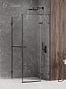 Душевой уголок NEW TRENDY AVEXA BLACK R 120x110x200 EXK-2593 черный
