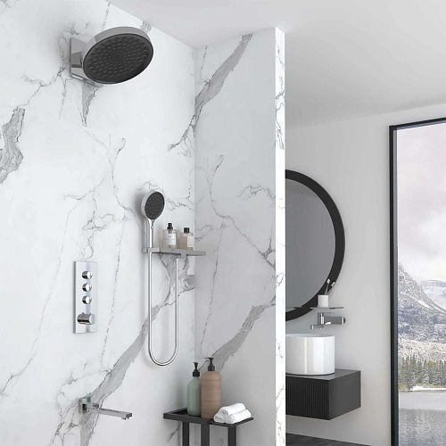 Душевая система Vincea VSFW-433TI3RCH встраиваемый, термостатический, трехрежимный, хром Душевая система Vincea VSFW-433TI3RCH встраиваемый, термостатический, трехрежимный, хром