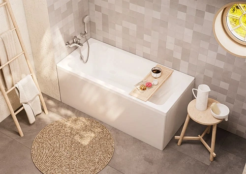 Акриловая ванна Roca Leon 150x70 прямоугольная белая 248659000 Акриловая ванна Roca Leon 150x70 прямоугольная белая 248659000