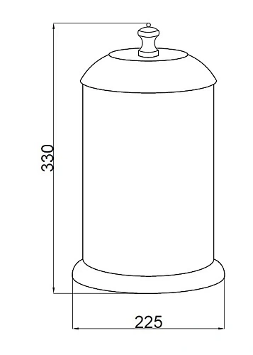 Корзина для мусора Boheme Palazzo 10108 Корзина для мусора Boheme Palazzo 10108