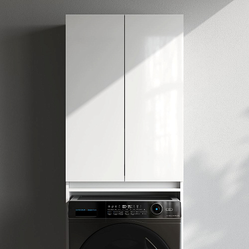 Шкаф AM.PM X-Joy M85CSX0652WG1 над стир.машиной с дверями, узкий, 65 см, белый Шкаф AM.PM X-Joy M85CSX0652WG1 над стир.машиной с дверями, узкий, 65 см, белый